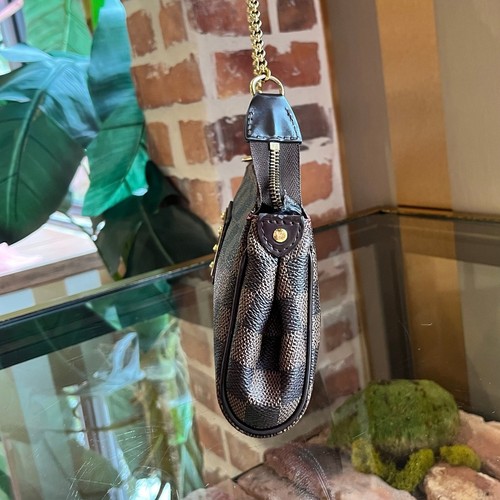 LOUIS VUITTON Eva Damier Ebene Canvas Clutch - Picture 3 of 11