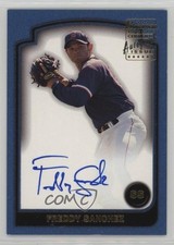 2003 Bowman Signs of the Future Freddy Sanchez #SOF-FS Auto 18er