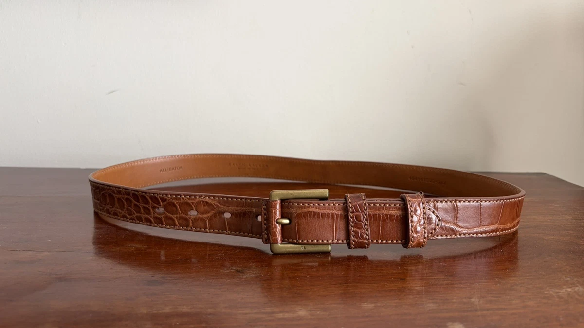Ralph Lauren Alligator In Men's Belts | eBay