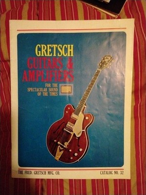 Vintage 1965 Gretsch Guitars And Amplifiers Color Catalog