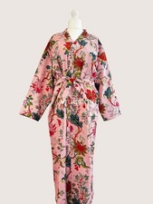 100% Cotton Bathrobe Lightweight Soft Spa Robe Comfortable Home Spa Robe