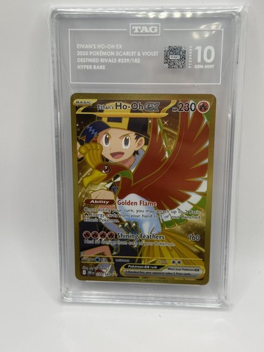 Ethan's Ho-Oh ex graded TAG 10 for sale on eBay