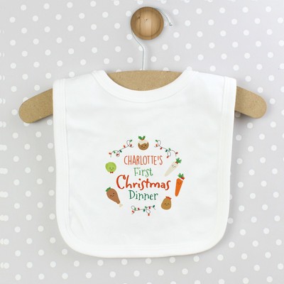 personalised christmas bibs