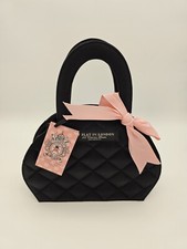 My Flat In London Black Quilted Handbag Y2k Pink Bow Nwt Vintage Rare