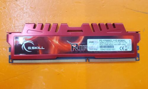 ⭐️⭐️⭐️⭐️⭐️ G.Skill 4GB RAM (1x4GB) Desktop SDRAM F3-17000CL11D-8GBXL - Picture 2 of 3