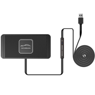 #ad Car Fast Charger Pad For Apple iPhone Samsung Auto Dashboard Holder Accessories $28.81