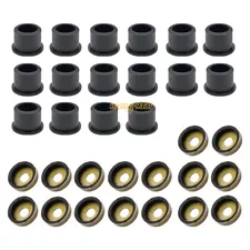 Front Upper&Lower A Arm Bushing Dust Cover Kit for Yamaha Warrior 350 Raptor 350