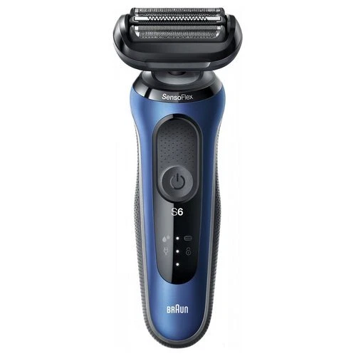 Braun Rasoio barba SERIES 6 Sensoflex Ricaricabile Blue e Black 61 B1200S