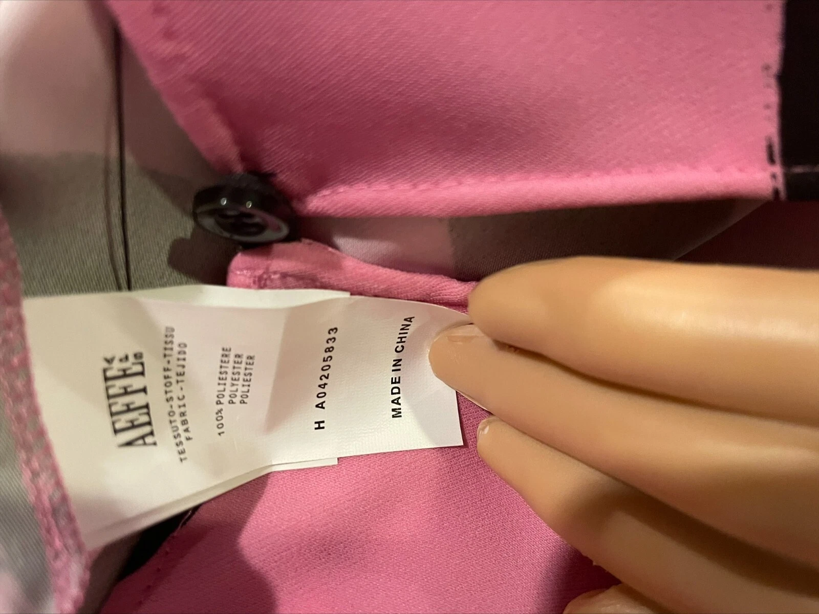 Bellissimo abito Moschino nero e rosa taglia 4