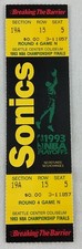 NBA 1993 Seattle SuperSonics Championship Finals Rd 4 Game N Phantom Ticket