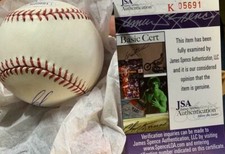 JOSE FERNANDEZ FLORIDA MIAMI MARLINS SINGLE SIGNED BASEBALL JSA MINT 