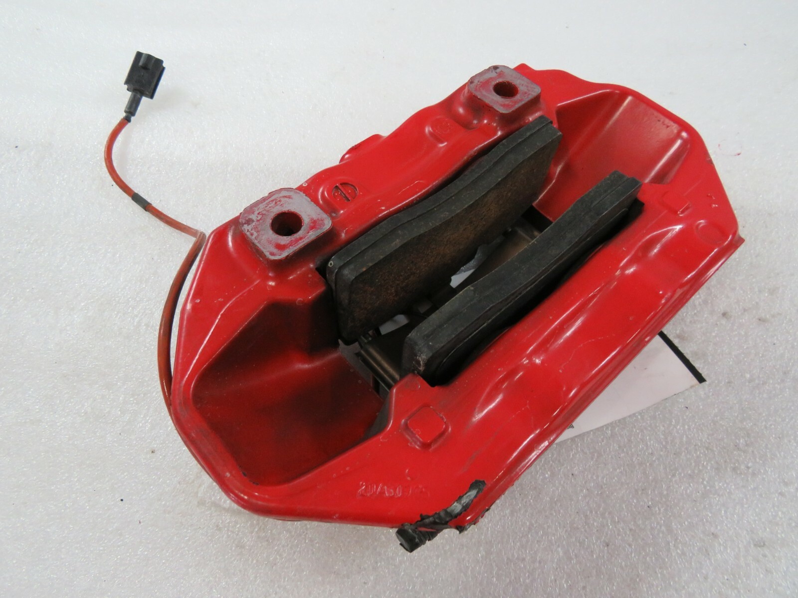 Ferrari California, LH, Left Rear CCM Brake Caliper, Red, Used, P/N 246907