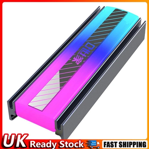 M.2 2280 SSD Heatsink Cooling Radiator 5V 3Pin ARGB Solid State Hard Disk Cooler
