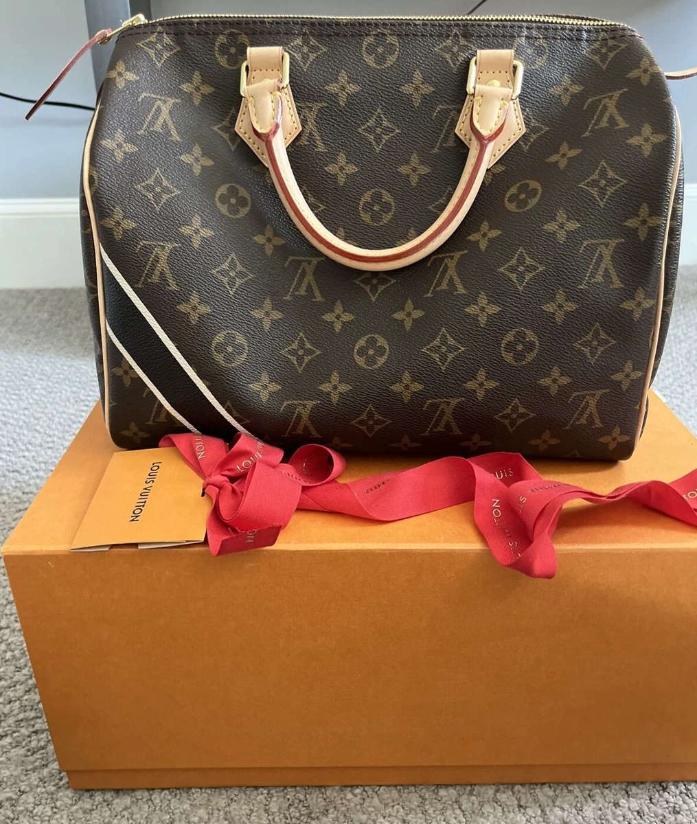 lv speedy with black handles