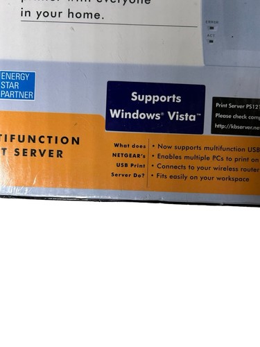 Netgear USB Multifunction Print Server PS121 - Sealed! - Picture 6 of 10