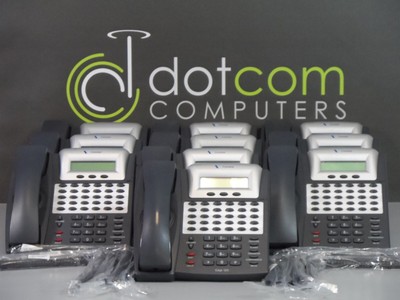 Comdial Edge 120 7261-00 Phone Gray DX-80 DX-120 7261 Display Refurb ...