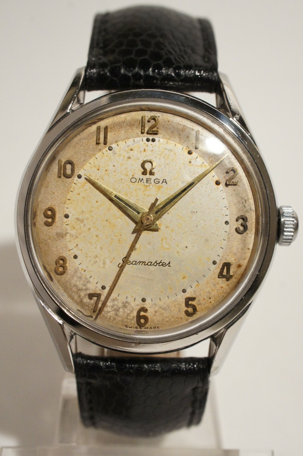 OMEGA STEEL SEAMASTER, CALIBER 283, GOOD