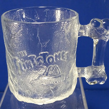 Flintstones Pre Dawn Glass Mug Cup RocDonalds McDonalds Vintage
