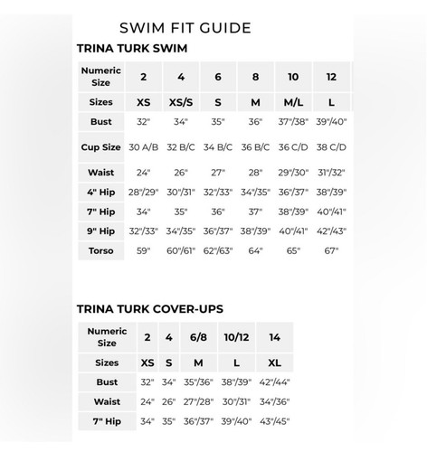 Trina Turk Swim & Spa One Piece Swimsuit Blue Multicolor Color Size: 14 NWT - Picture 17 of 17