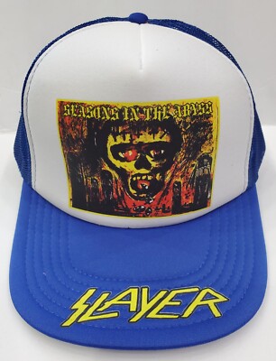 Metal Head Black Death Gothic Thrash Seasons In The Abyss Blue Trucker Adjust 