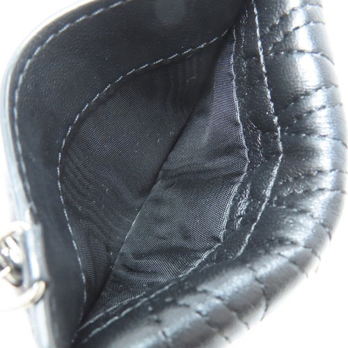 VERSACE Card Case With Chain Leather - Picture 6 of 16