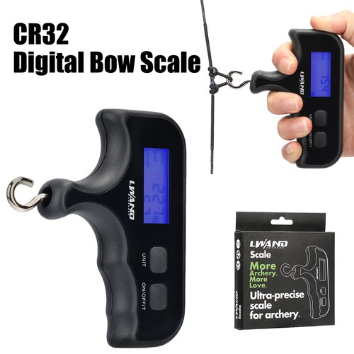 Archery Digital Bow Scale Draw Weight 110lbs Metal Compound Recurve Bow Tool - 第 1/7 張圖片