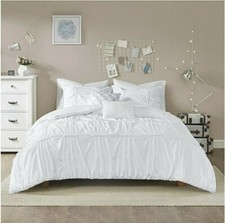 Intelligent Design Benny 5pc Full/Queen Comforter Set - White