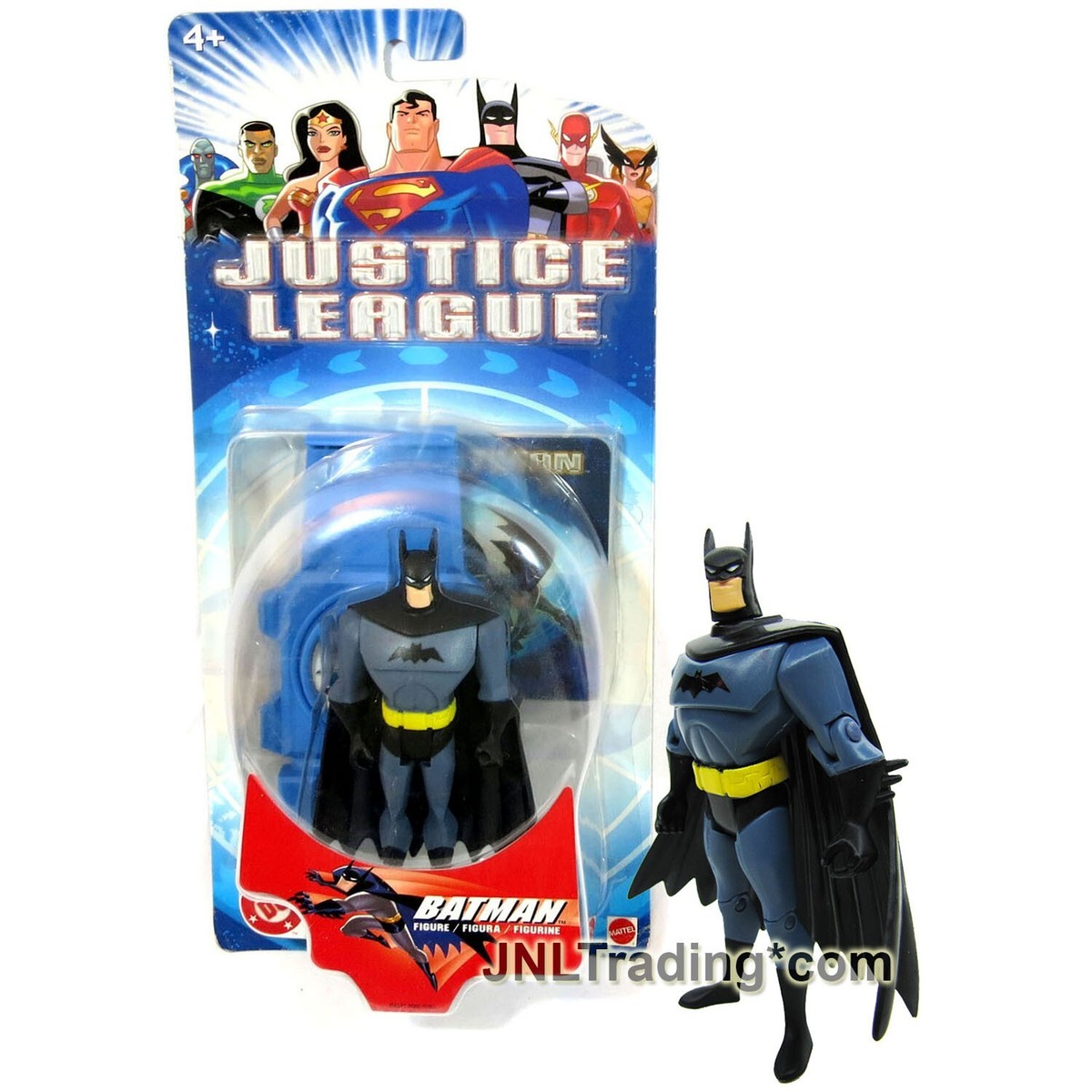 Year 2002 DC Comics Justice League 5 Inch Figure - BATMAN with
