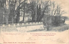 Old postcard-L'Isle-Adam ile contains location of the castle of the Princes (126415)