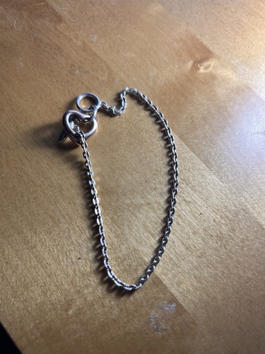 Ladies Silver Heart & Toggle Bracelet - Picture 4 of 9