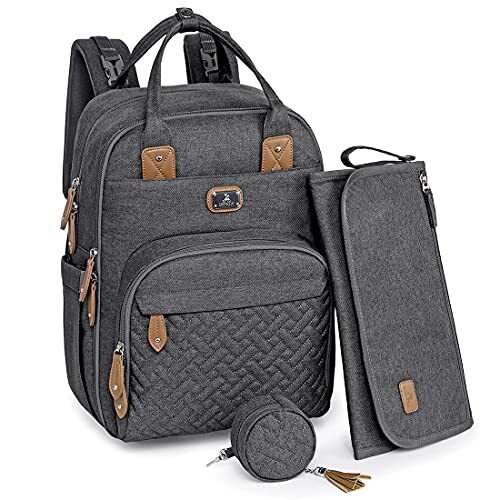 Mochila Cambiador, Mochila Pañalera Grande Bolsas Multifuncionales para Bebés c