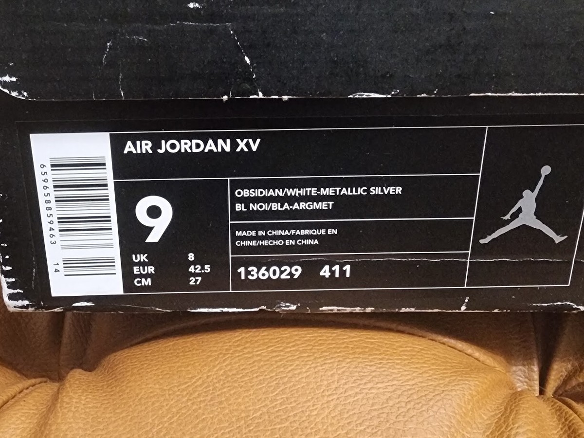 Air Jordan 15 XV OG 'Obsidian' 2000 - Sz 9 (136029-411) | eBay Air Jordan 15 XV OG 'Obsidian' 2000 - Sz 9 (136029-411) | eBay