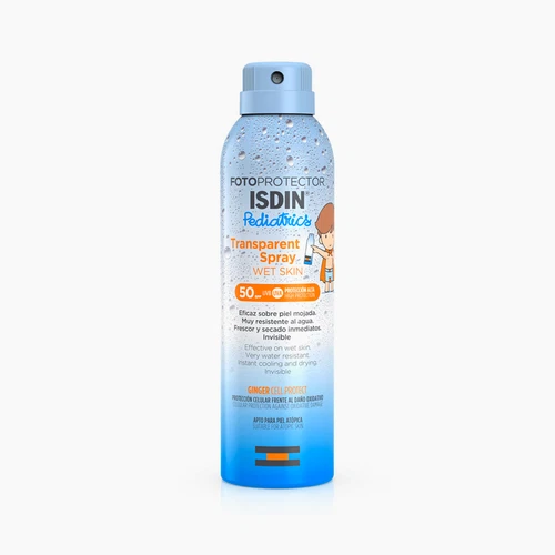 Isdin Fotoprotector Transparent Sun Spray Kids Wet Skin Spf50 250Ml