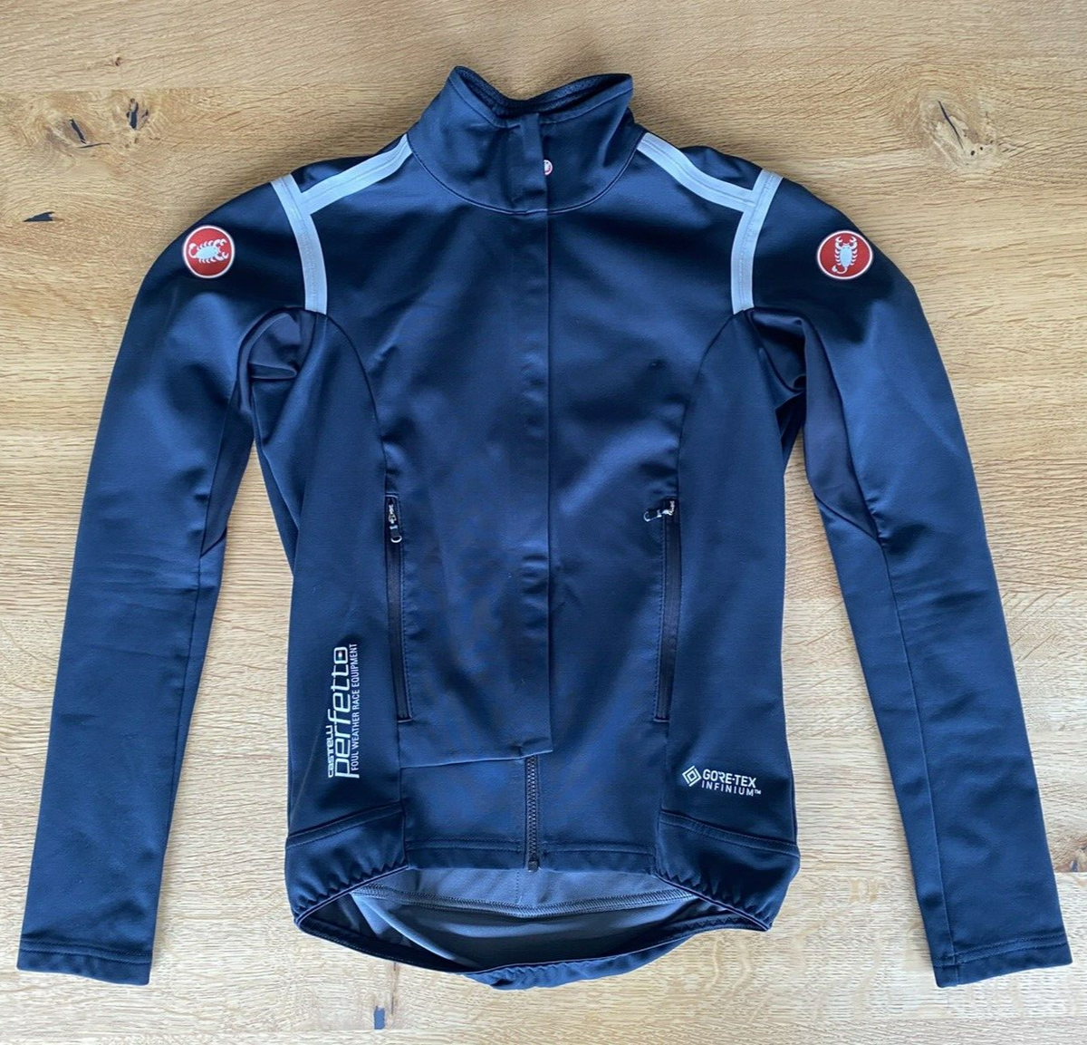 Castelli Perfetto ROS womens winter cycling jacket Size XS black