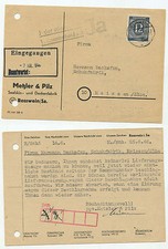 16562 - Mi.Nr. 920 - Ro&szlig;wein 25.6.1946 nach Mei&szlig;en - Kommandantur beschlagnahmt