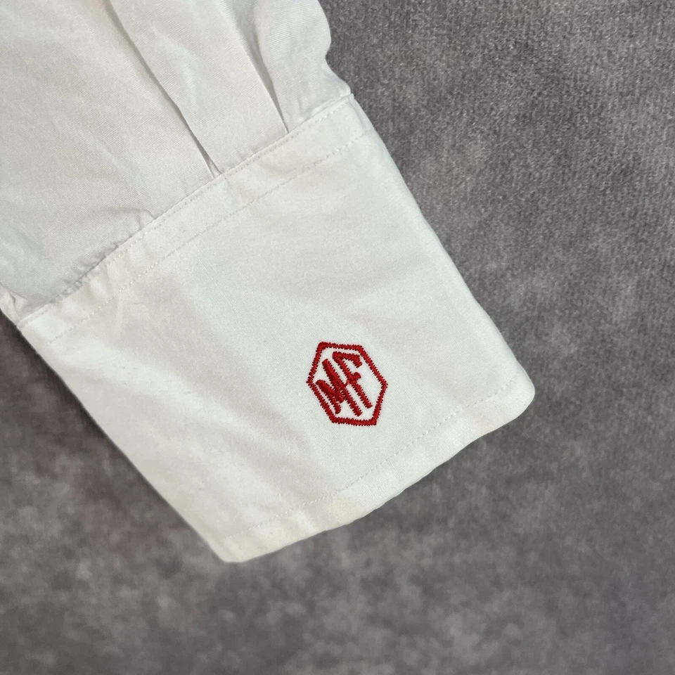 Camisa de vestir vintage Burberry of London para hombre clásica blanca hecha en EE. UU. 14,5-33 Foto 2 de 4