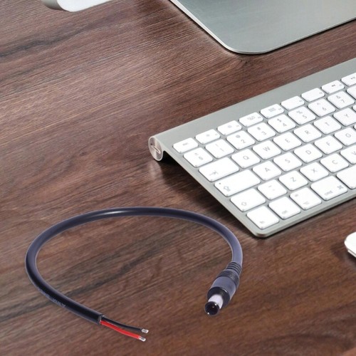 18AWG Plug Connector Power Pigtails Cable 6.5mmx4.4mm Male Plug to Bare Wire - Photo 3/8