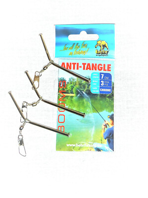  3 Stück 7 cm Anti Tangle Boom Chrome Behr Feeder Abstandshalter Futterkorb