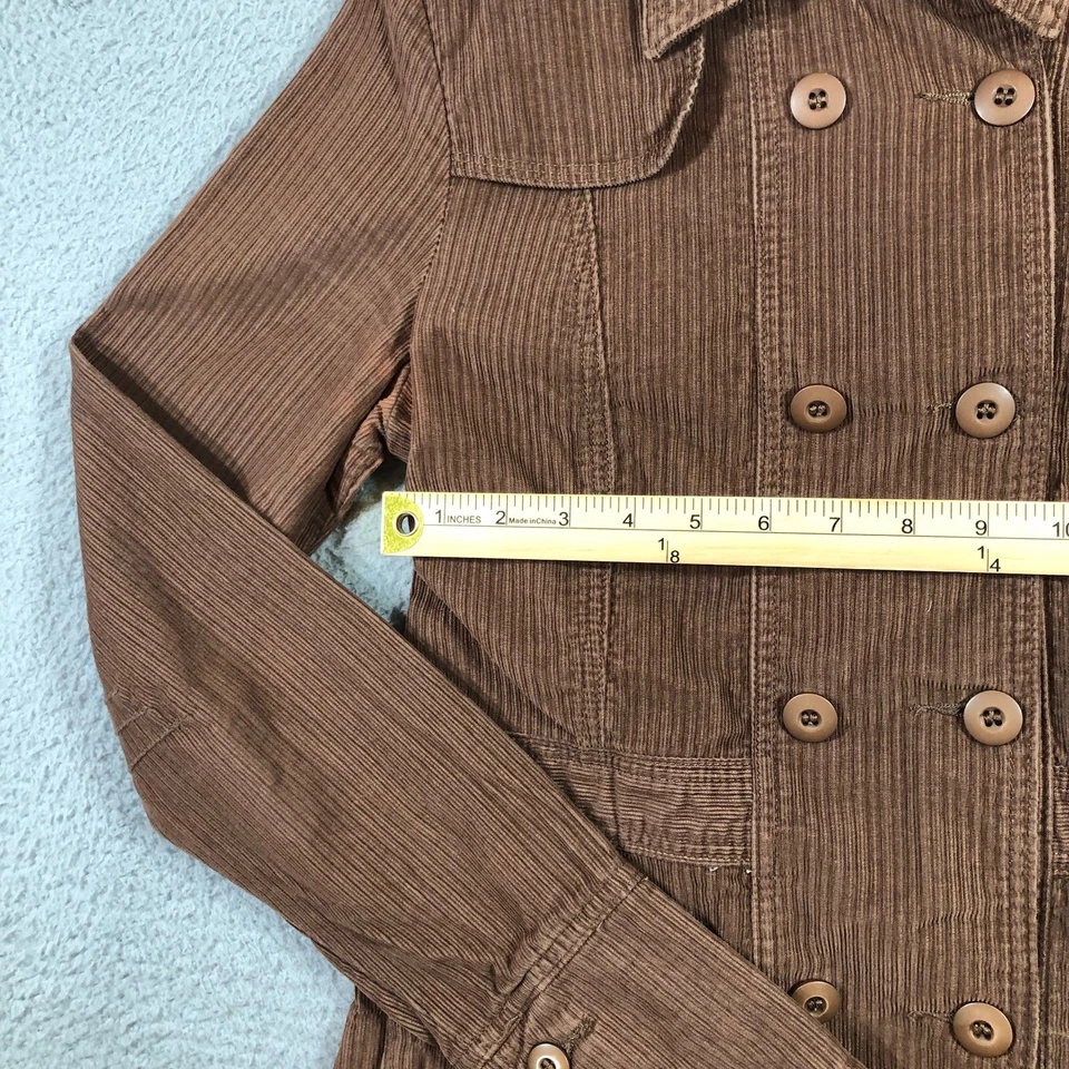 Chaqueta Pana Billabong Mujer’s M Marrón Militar Ejército Foto 2 de 4