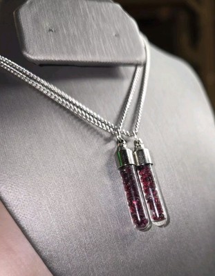 Garnet Super Full Moon Water Necklace