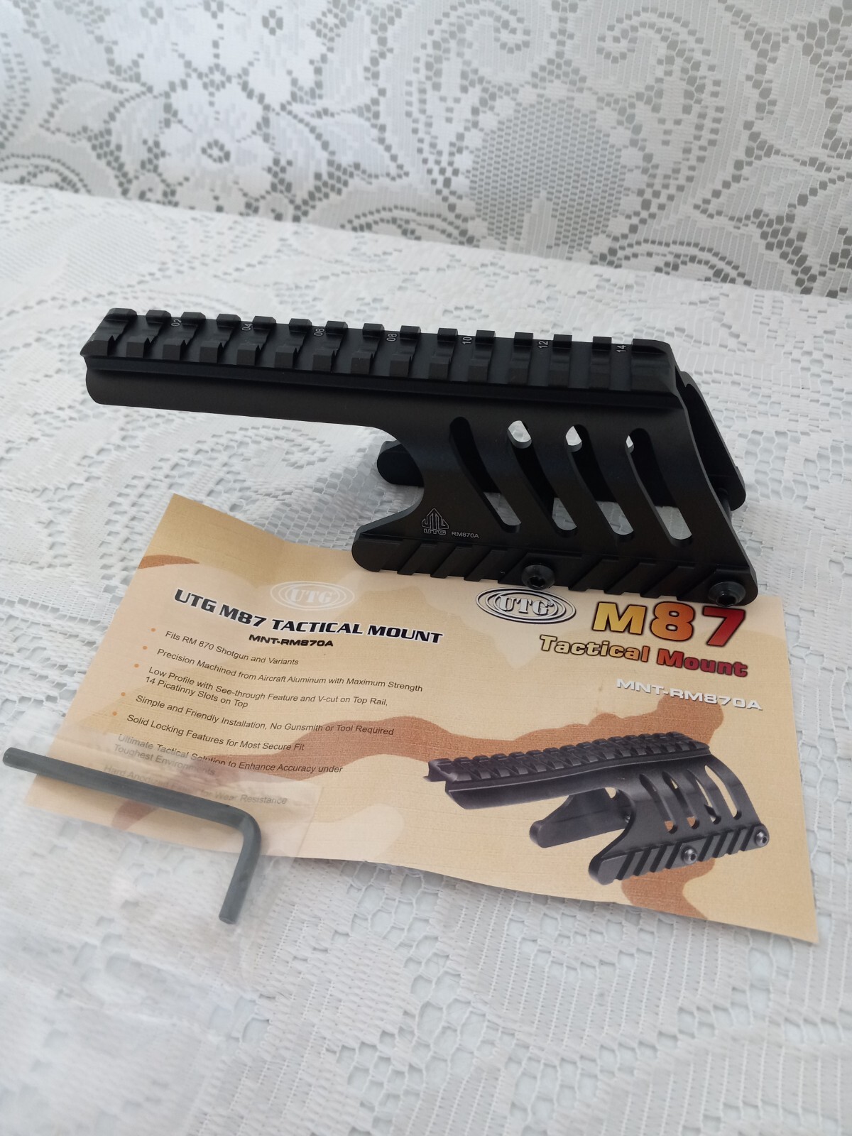 UTG 870 12 Gauge Optic Mount Black (MTRM870) for sale online eBay