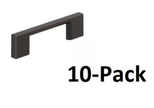  10-PACK Amerock Cityscape 3 in. Modern Oil Rubbed Bronze Cabinet Bar Pulls