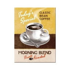 Magnet retro fridge magnet 2 x 3 in -Coffee & Chocolate - Morning Blend