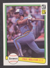 Paul Molitor 1982 Donruss Baseball Card #78 (NM)