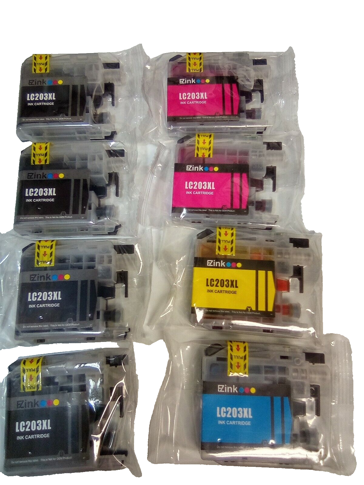 Ink Cartridges LC203XL Lot Of Color And 4 Black CANNON PRINTER-image