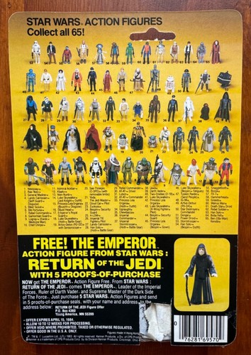 Klaatu Cardback w/bubble Vintage Star Wars ROTJ 1983 - Picture 3 of 4