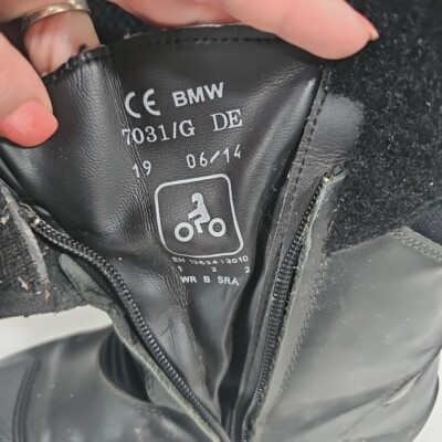 BMW Motorrad All Round Gore Tex Motorcycle Boots Black Sz
