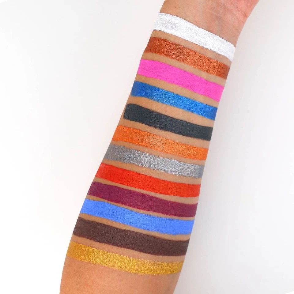 Bowitzki 42 Color Face Painting Kit for Kids Non Toxic Water Activated Glitter - Image 3 of 4