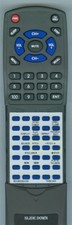 Replacement Remote for TASCAM RC-CD200IL, CD-200IB, CD-200IL