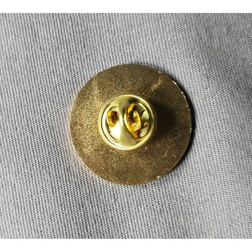 Badge & Star Club National Sheriff's Association Lapel GOLD Hat Jacket Pin - Picture 2 of 2